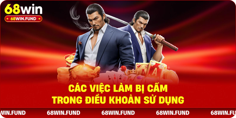 Các việc làm bị cấm trong điều khoản sử dụng